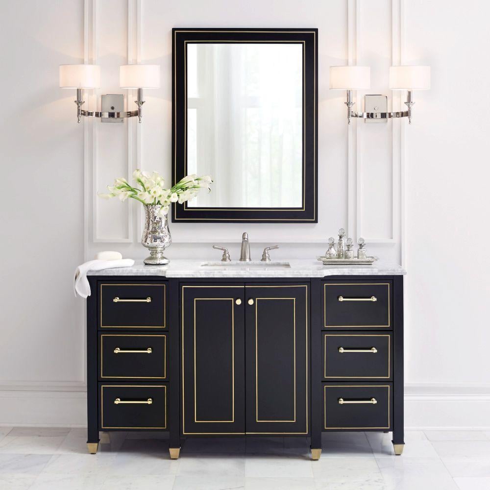 Florence Vanity With Marble Vanity Top ($1275, originally $1699)