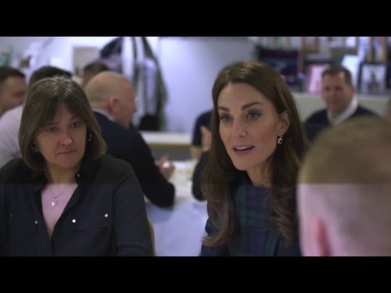 Little Girl Grabbing Kate Middleton's Hair