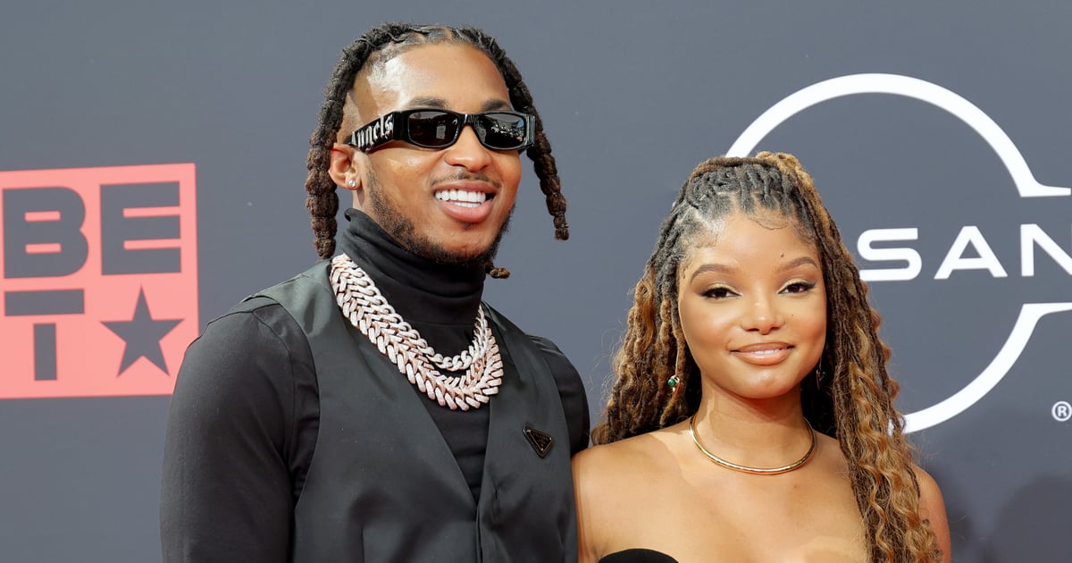 Halle Bailey and DDG Make a Stylish Red Carpet Debut at the BET Awards.jpg