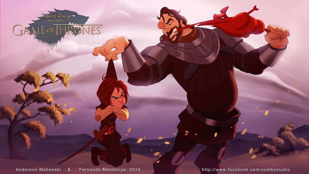 Arya and the Hound throw down over a bite to eat.
