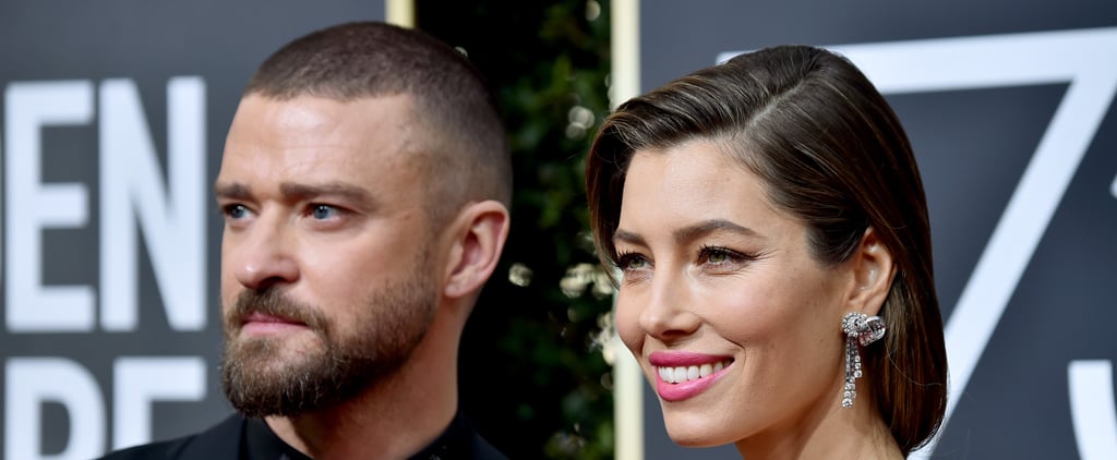 Jessica Biel's Gray Roots at the 2018 Golden Globes