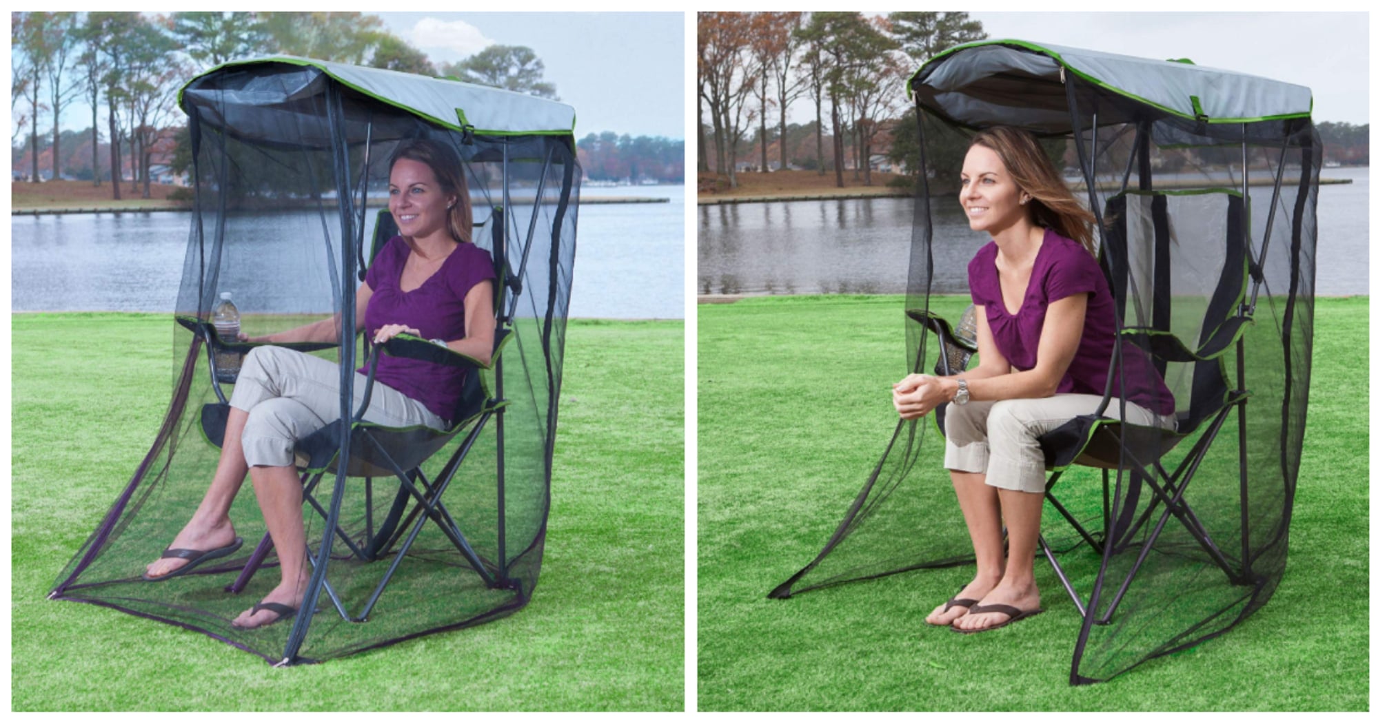 Canopy chair hotsell with bug guard