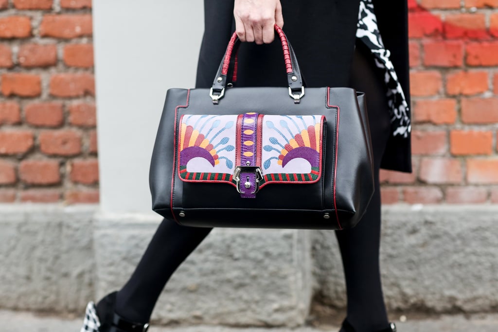 This bag looks almost hand-painted.