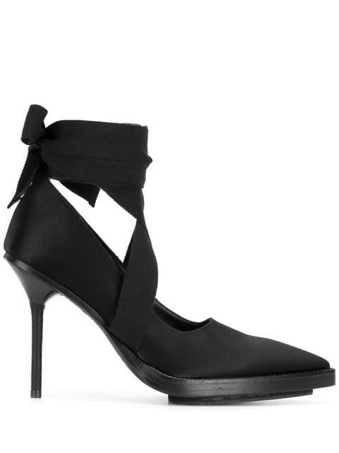 Ann Demeulemeester Ribbon Pointed Pumps