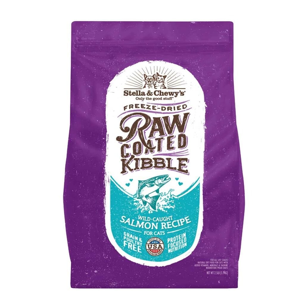 Stella & Chewy's Raw Coated Kibble Wild-Caught Salmon Recipe