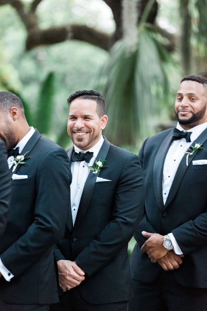 Black and White Garden Wedding in Miami