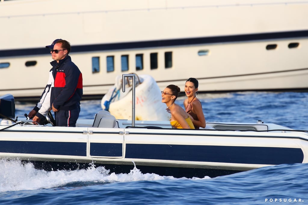 Kendall Jenner and Bella Hadid Cannes Yacht Photos May 2019