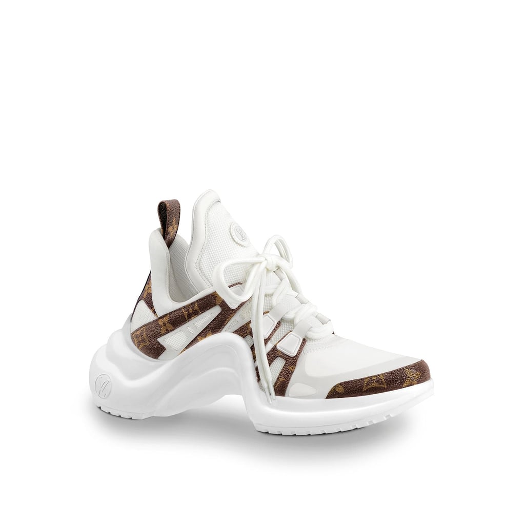 Hailey&#39;s Louis Vuitton LV Archlight Sneaker | Hailey Baldwin Louis Vuitton Sneakers | POPSUGAR ...