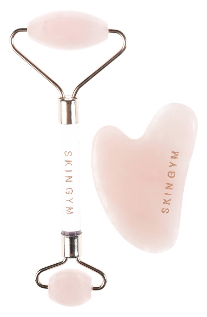 A Facial Tool Kit: Skin Gym Rose Quartz Workout Set