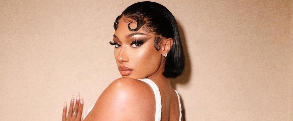 Megan Thee Stallion's White Hanifa Bra-and-Skirt Set