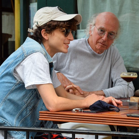 Timothée Chalamet Has Lunch With Larry David in NYC