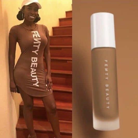 Woman Wears Fenty Beauty Foundation Halloween Costume