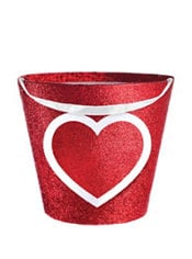 Glitter Heart Treat Bucket