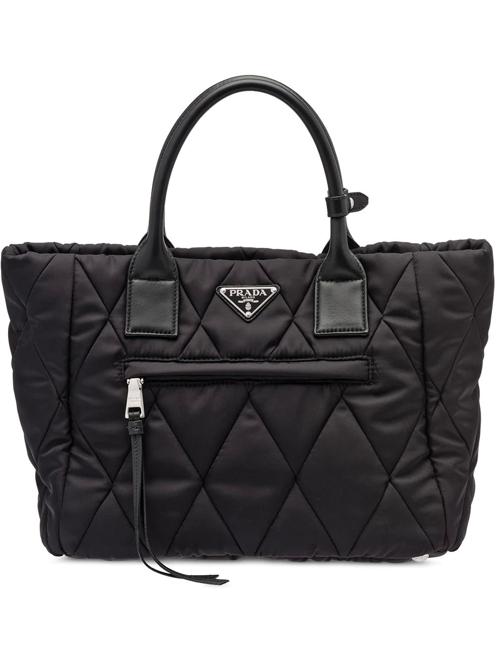 Prada quilted nylon tote bag hotsell