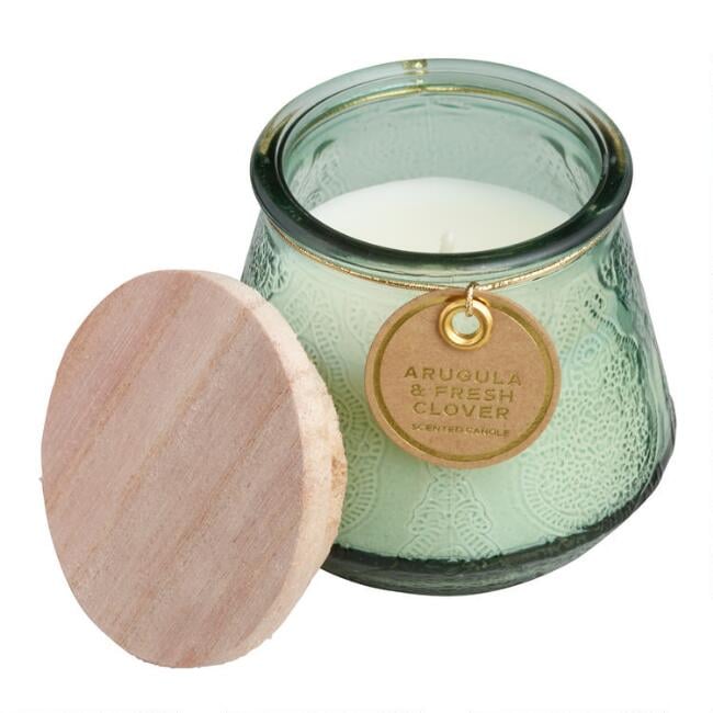 Fresh Arugula and Clover Marrakesh Filled Jar Candle