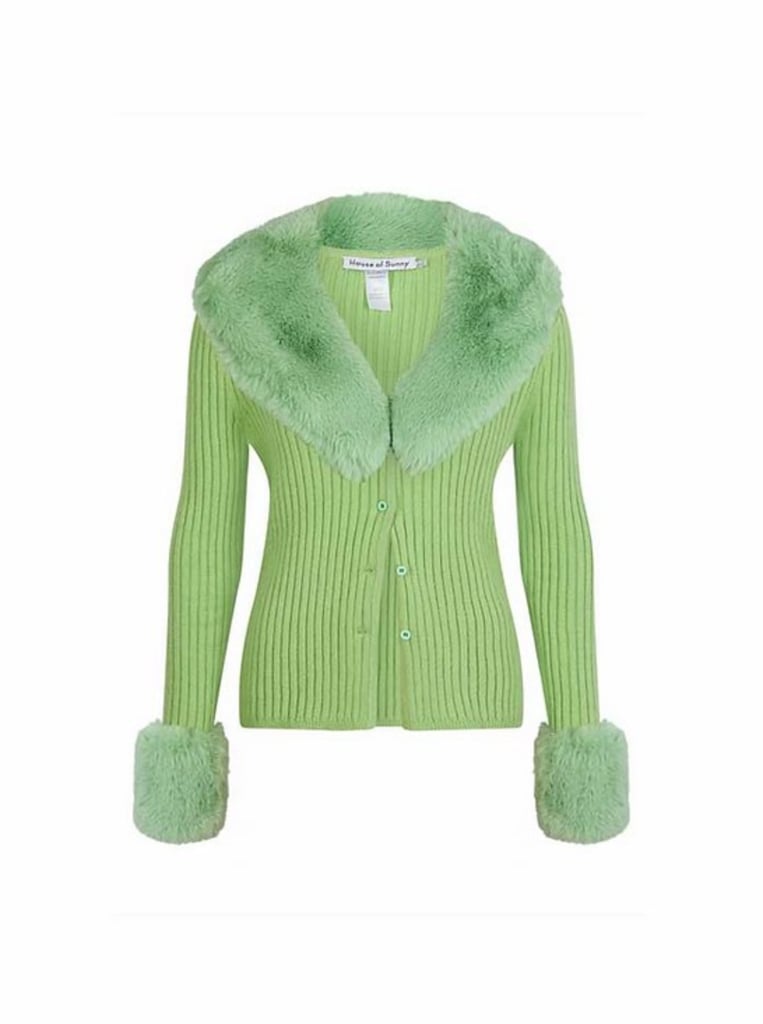 House of Sunny Peggy Cardi Green