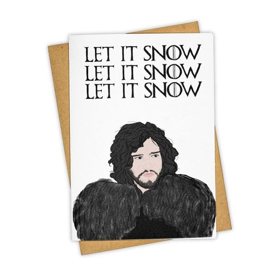 Jon Snow Greeting Card