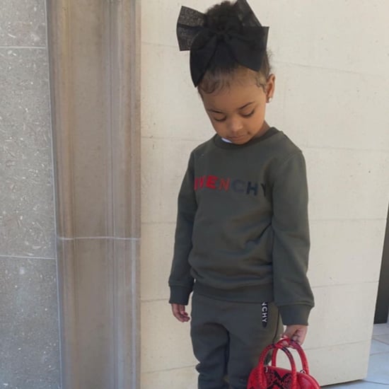 Stormi and Kulture Wear Designer Outfits on Instagram