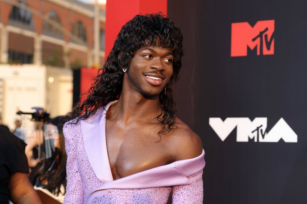 See Lil Nas X's Mullet Hairstyle on the MTV VMAs Red Carpet