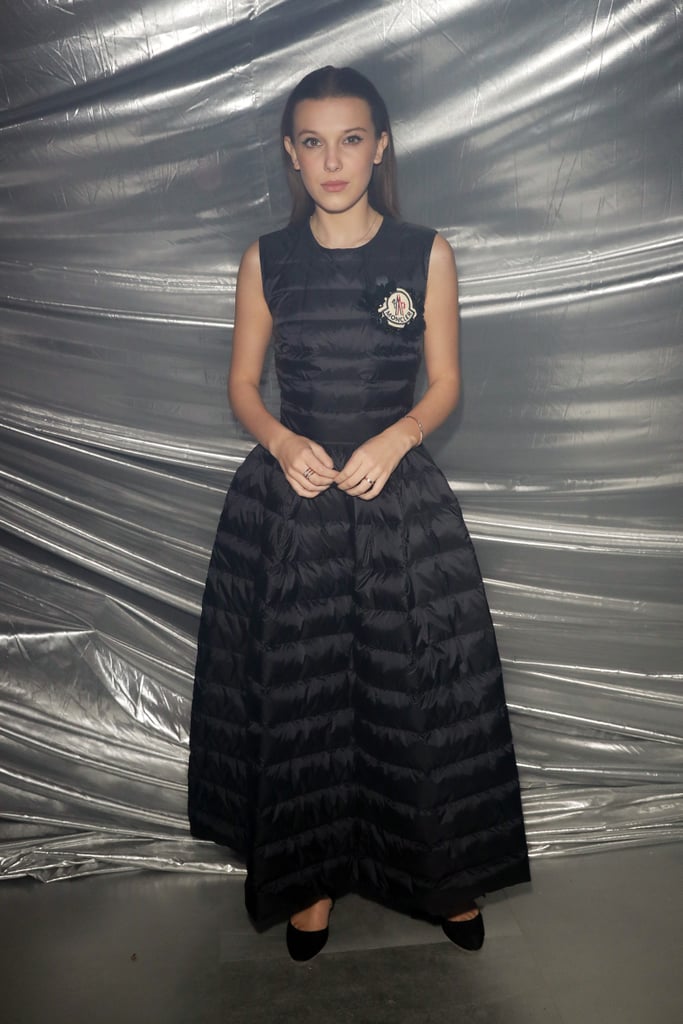 Millie Bobby Brown Moncler Puffer Dress