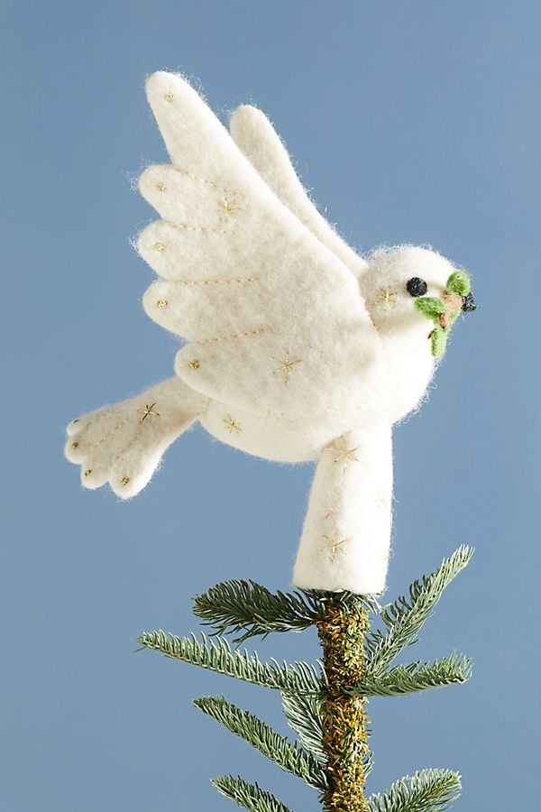 Felted Dove Tree Topper