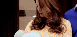 Royal Baby Girl First Appearance GIFs