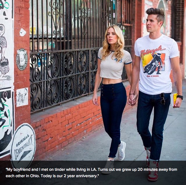 Ohio neighbors who met on Tinder in LA.