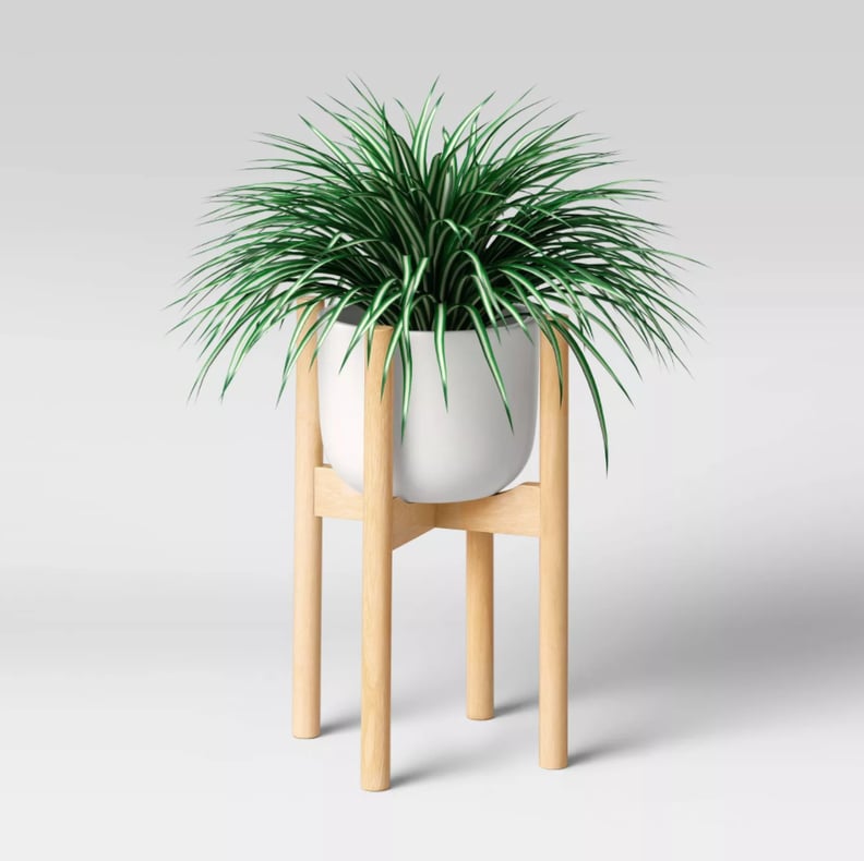 Project 62 Ceramic Planter with Wood Stand