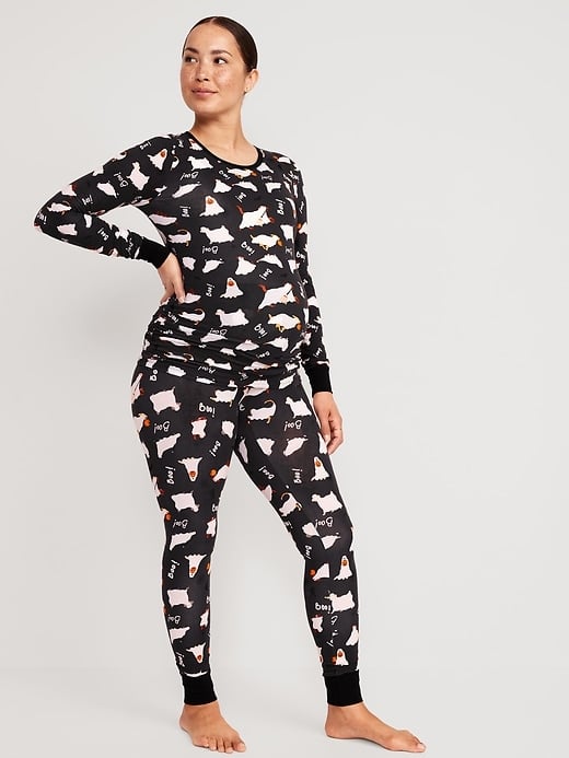 Old Navy Maternity Matching Jersey Pajama Top and Pants Set