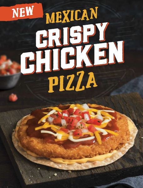 Mexican Crispy Chicken Pizza