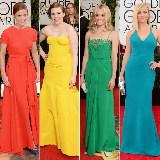 Golden Globes Red Carpet Color Trends 2014 