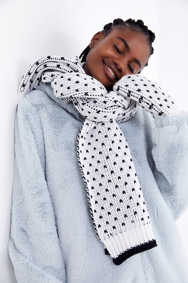 Birds Eye Knit Scarf All the Cosy Scarves We re Buying Now and