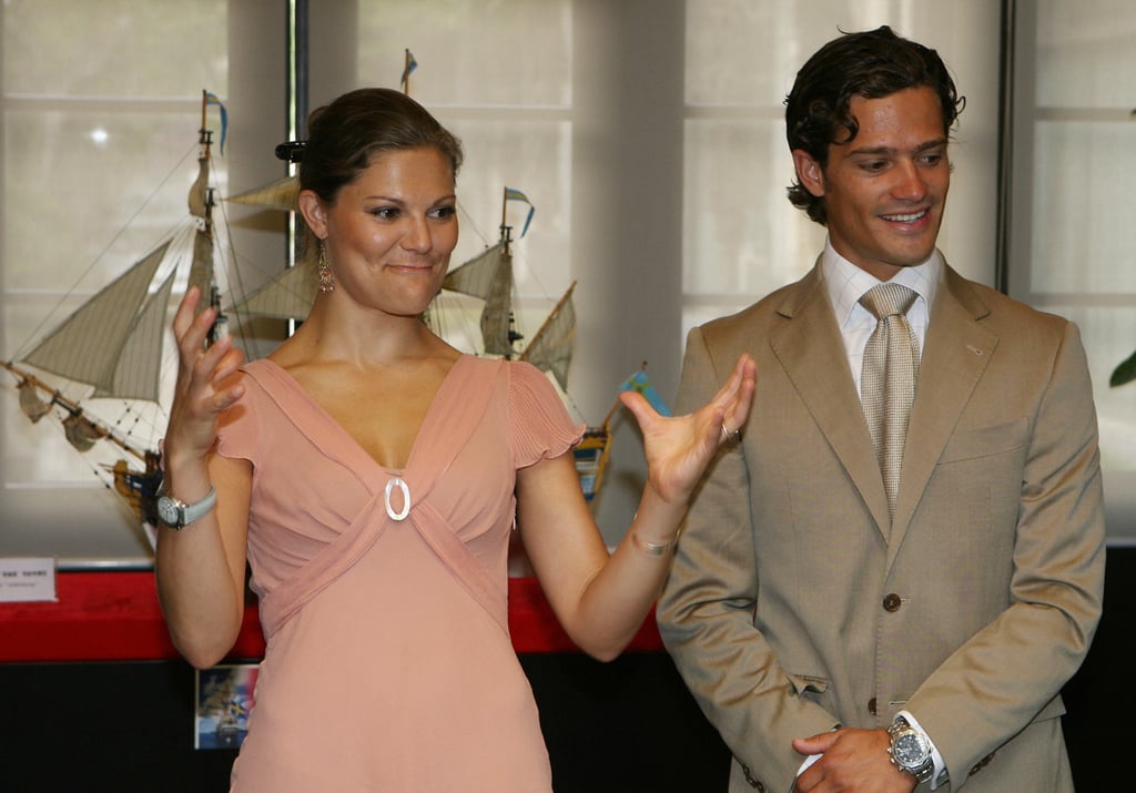 He visited a Shanghai maritime museum with Princess Victoria in 2006.