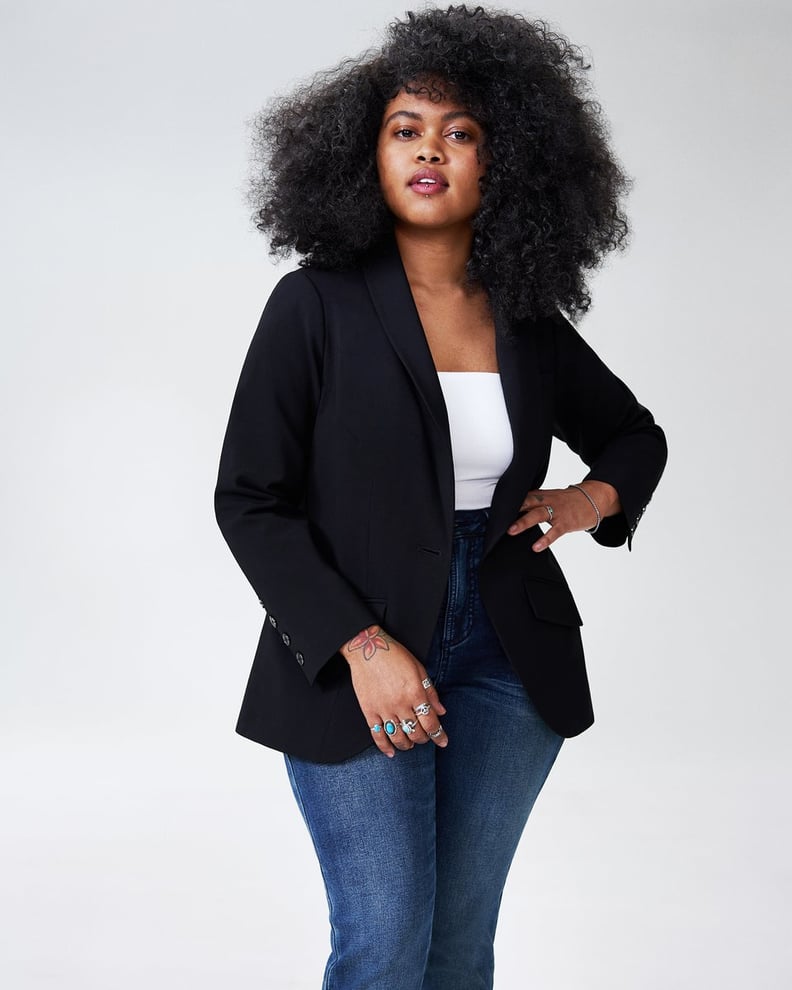 Universal Standard Petite Rio Blazer in Black