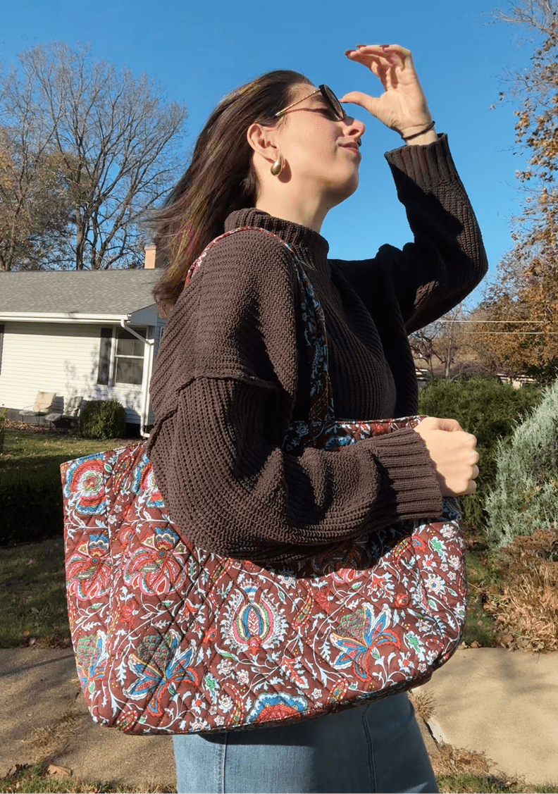 Vera Bradley Women s Cotton Hathaway Tote Review With Photos PS Fashion