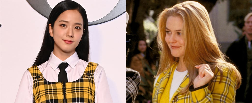 Blackpink's Jisoo in a Plaid Minidress at the Dior PFW Show