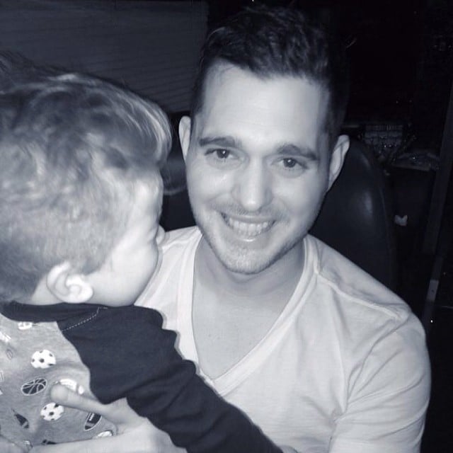 Michael Bublé got a warm welcome from his son, Noah.
Source: Instagram user michaelbuble