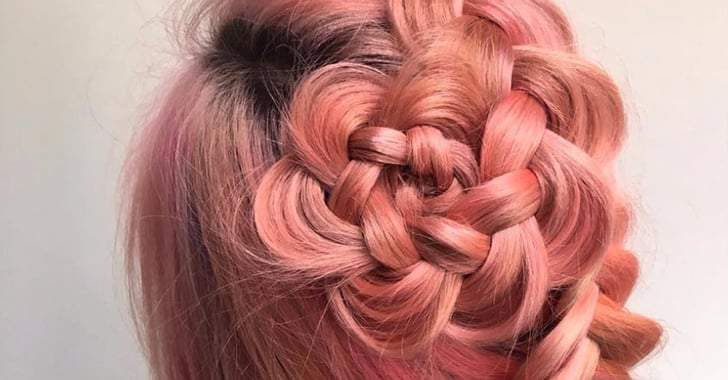 Flower Braid Inspiration POPSUGAR Beauty