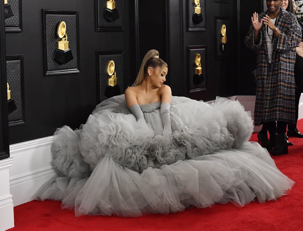 Ariana Grandes Dress At The 2020 Grammy Awards Popsugar Fashion Uk Photo 18
