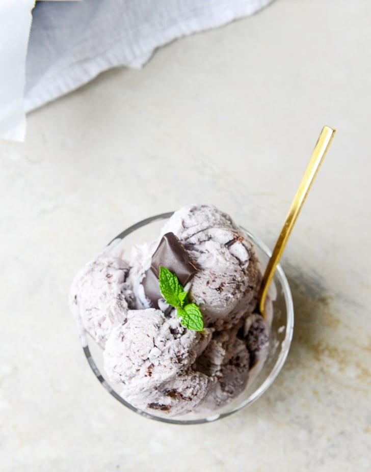 No-Churn Blackberry Chip Ice Cream