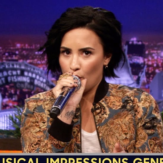 Demi Lovato's Celebrity Impressions on Tonight Show | Video
