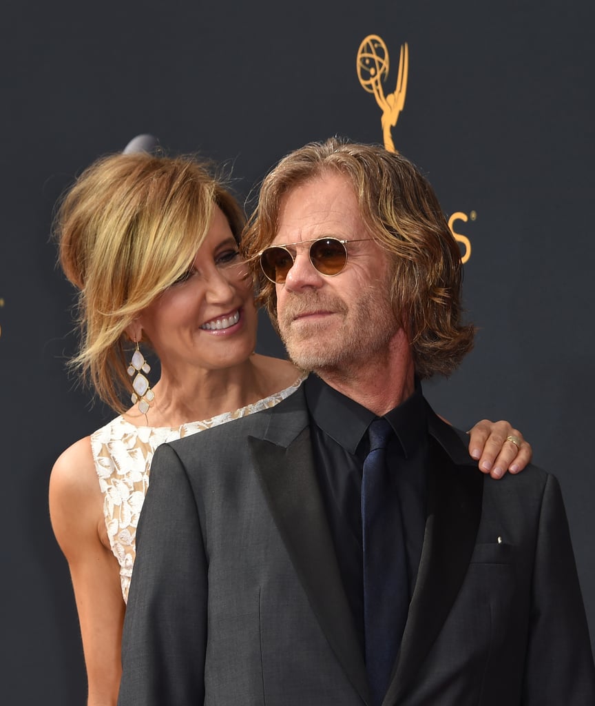 Felicity Huffman and William H. Macy at 2016 Emmys
