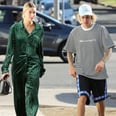 Hailey Baldwin and Justin Bieber Make Stripes Look as Classy as a Suit and Tie