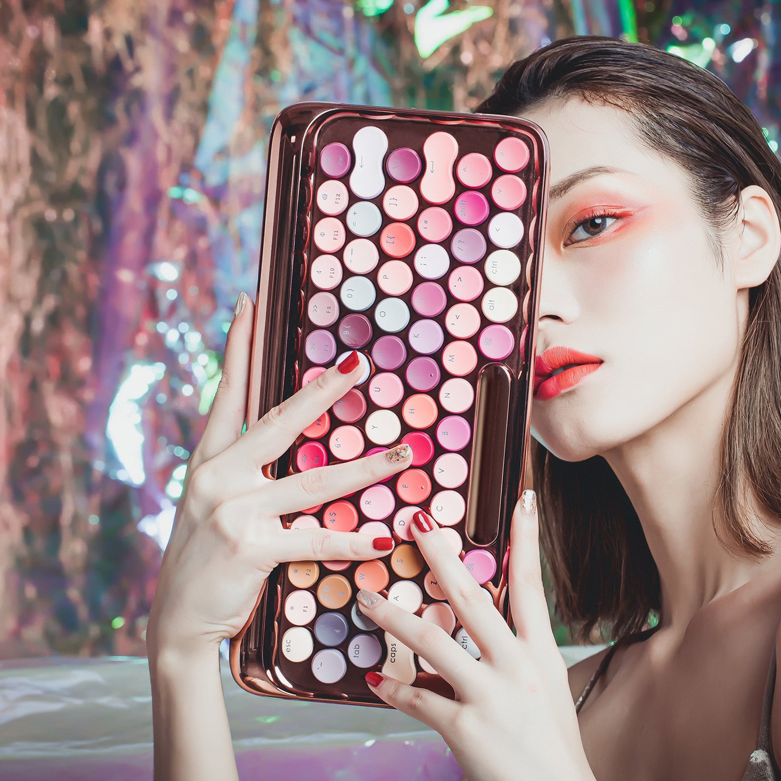 This Makeup Keyboard Features Keys That Look Like Lipsticks POPSUGAR Tech