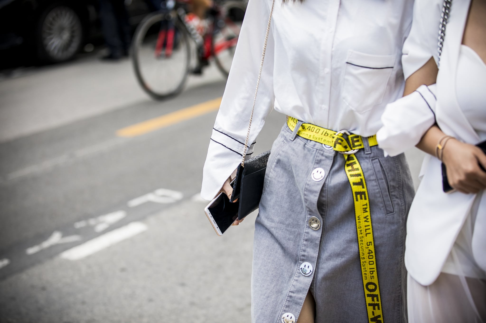 How Actually Wear That Off-White Belt POPSUGAR Fashion