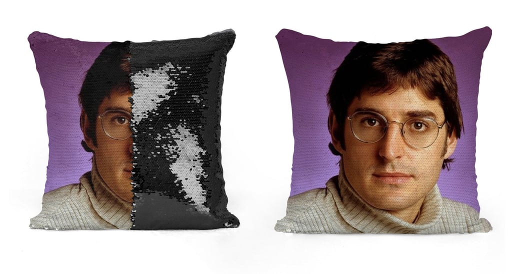 Louis Theroux Sequin Pillow
