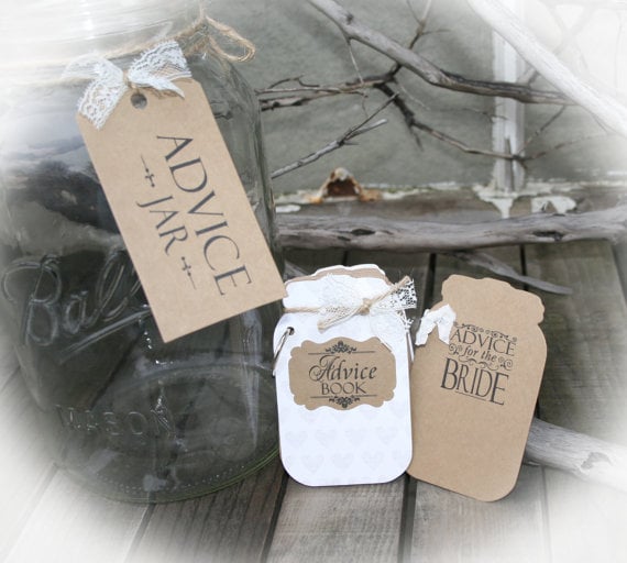 Bridal Shower Advice Tags