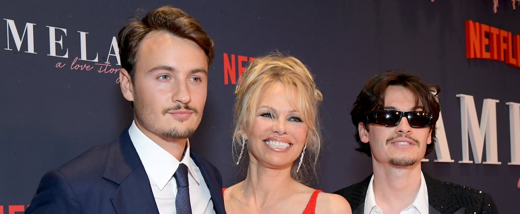 Pamela Anderson and Sons at Pamela, a Love Story Premiere
