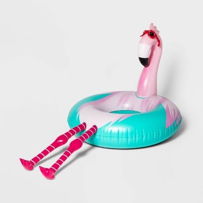 Flamingo Pool Float With Legs