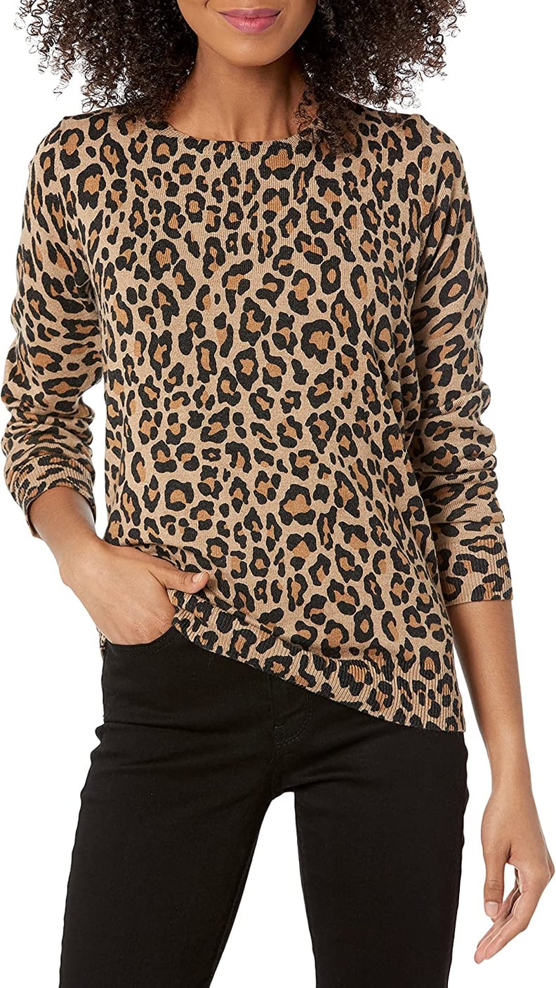 For Some Animal-Print: Amazon Essentials Lightweight Crewneck Sweater